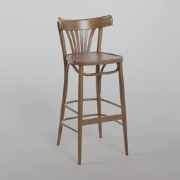 56 Barstool B114 - Nougat