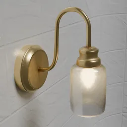 Gold Wall Lamp