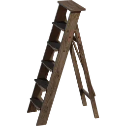 Wooden Ladder 02