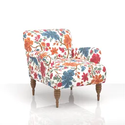 Upholstered armchair