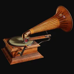 1910 Wooden Gramophone