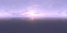 Morning sky over the ocean