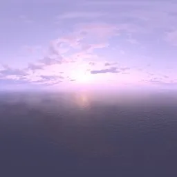 Morning sky over the ocean