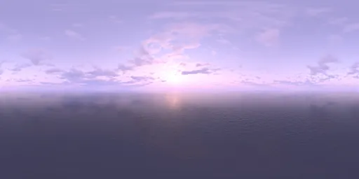 Morning sky over the ocean