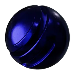 Scratched Blue Metal