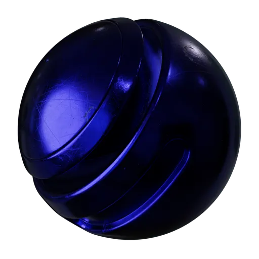 Scratched Blue Metal