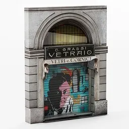 Shop Front Shutter Art