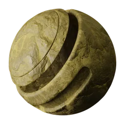 Yellow Chiseled Stone