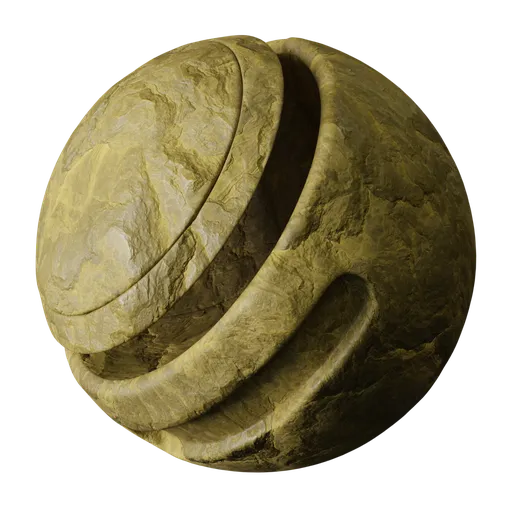 Yellow Chiseled Stone