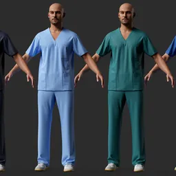 Male Medical Scrubs – Doctor Uniform