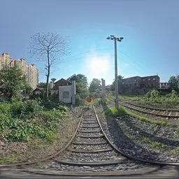 Train Station Bluesky