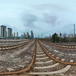 Old train station railwall