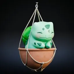Bulbasaur Pot Decoration