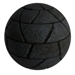 Stone Floor Paving Dark