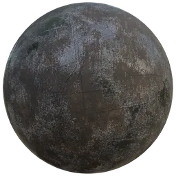 Heavily Scratched Rusty Iron