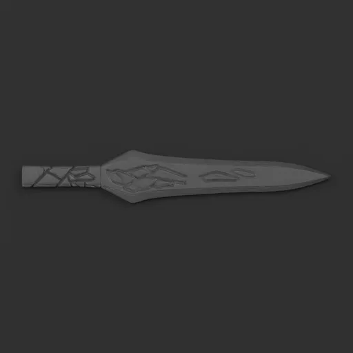 Rock themed decor dagger