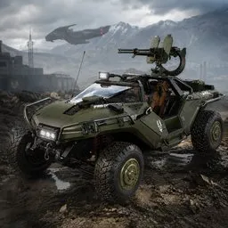 Rigged Armored Tactical Warthog