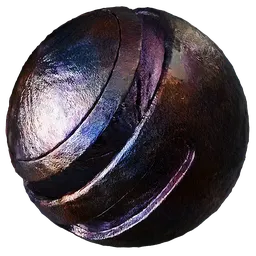 Metal Rust Purple Foil