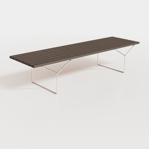 Thumbnail: Bertoia bench
