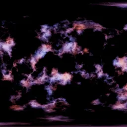 Nebula in Space with Stars