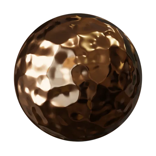 Hammered Bronze Metal