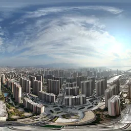 Highsky building clouds bluesky