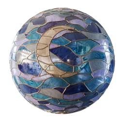 Fantasy Stained Glass Window