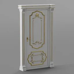 Baroque style door