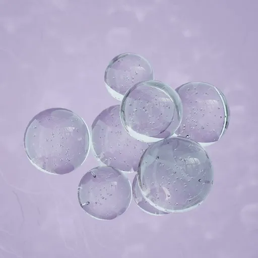 Animated Floating Water Bubbles Product Background Scene