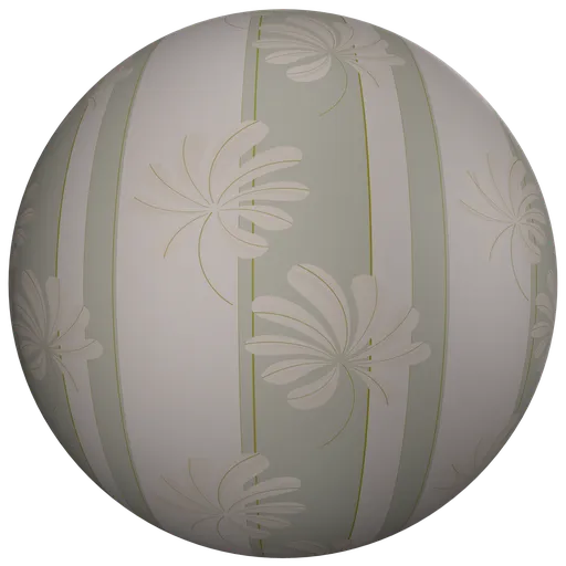 Wallpaper with flower pattern