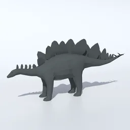 Low Poly Stegosaurus