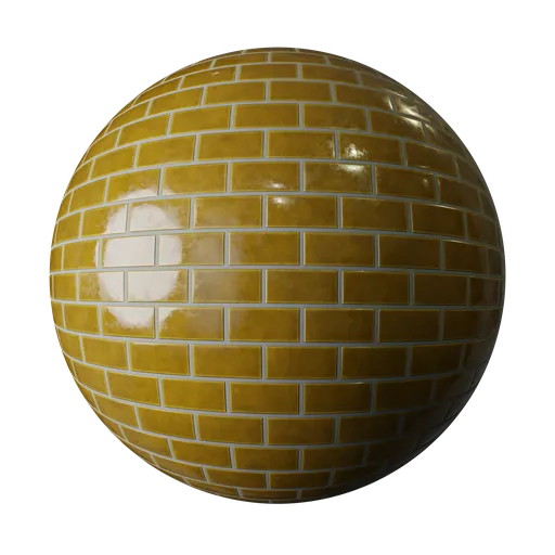Japanese Mustard Tile 100x50mm