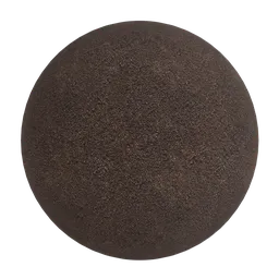 Dark brown soil