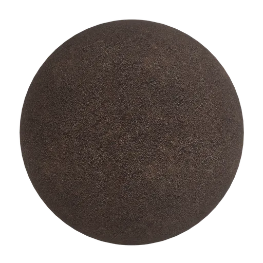 Dark brown soil