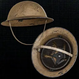 WW2 Helmet with Chinstrap