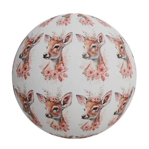 Gentle deer artwork