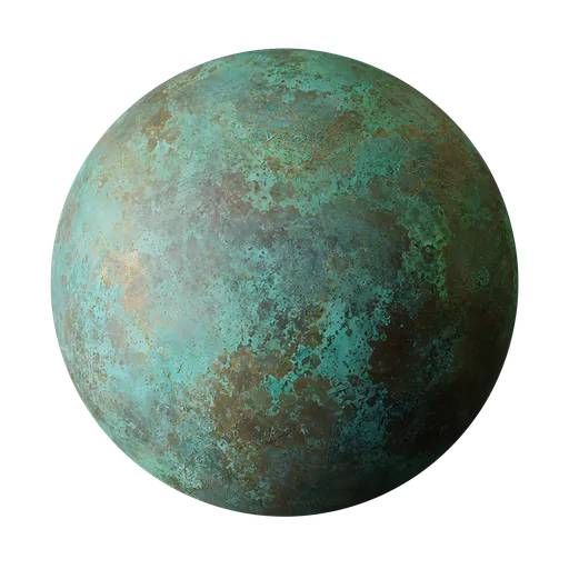 Oxidized Turquoise Copper