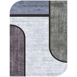 Modern Colorblock Shapes Carpet