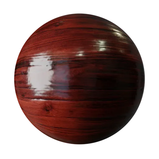 High-resolution Red Wood PBR texture for 3D modeling, reflecting coniferous characteristics suitable for Blender and other apps.