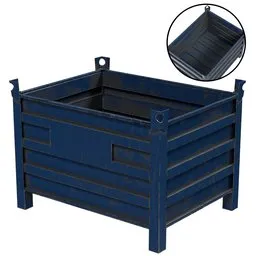Metal Storage Bin