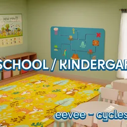 Kindergarten or Preschool Play room