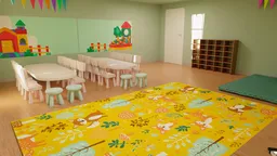 Kindergarten or Preschool Play room