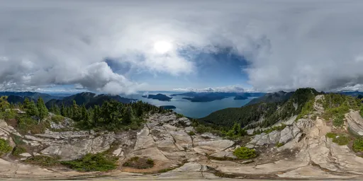 Mountain top on Coast Sunny