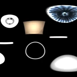 Hdr light black white studio