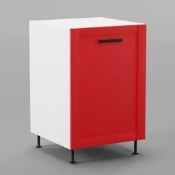 Kitchen lower cabinet 55cm (1 door)