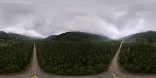 Overcast Rain clouds Valley