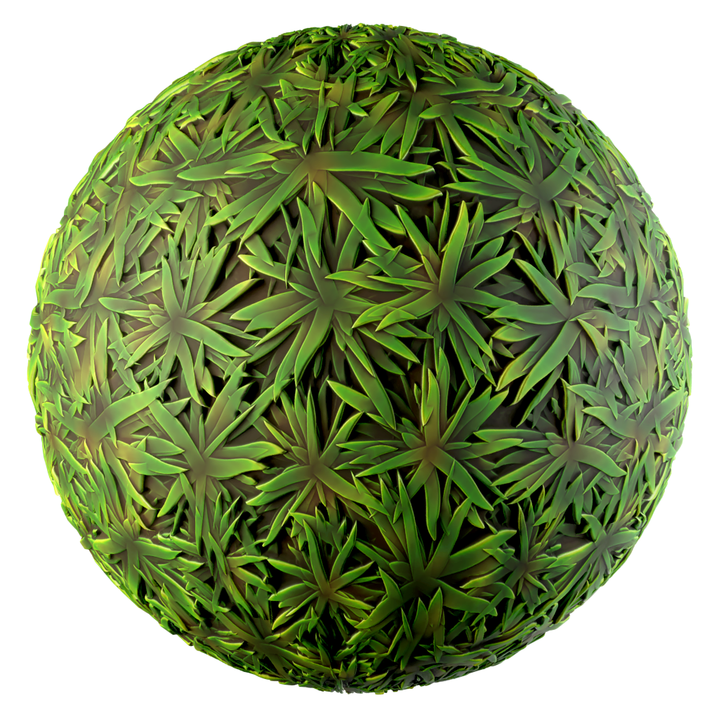 Stylized Grass FREE 3D grass materials BlenderKit