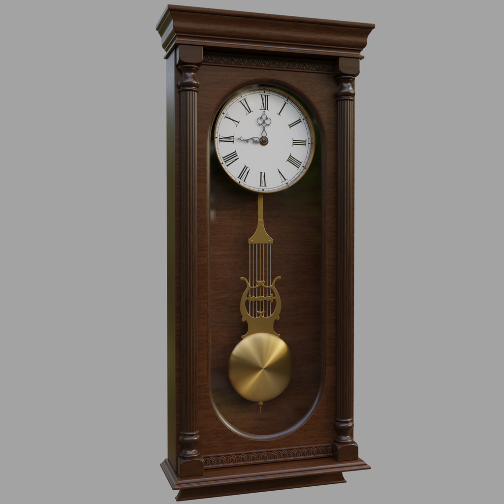 Helmsley Wall Clock Clocks models BlenderKit