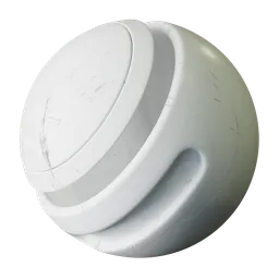 Damaged Ehite Plastic