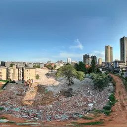 Highsky old building mud